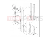 HARLEY-DAVIDSON DYNA DEFENDER  - FXDP FRONT FORK