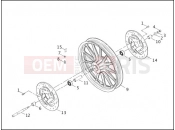 HARLEY-DAVIDSON DYNA DEFENDER  - FXDP FRONT WHEEL