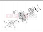 HARLEY-DAVIDSON DYNA DEFENDER  - FXDP REAR WHEEL