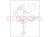 Harley-Davidson 2002 POLICE ELECTRA GLIDE STANDARD POLICE  - FLHTPI SEATS & REAR FRAME RAILS