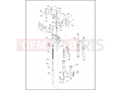 Harley-Davidson 2002 SOFTAIL SOFTAIL DEUCE  - FXSTD FRONT FORK - FLSTC/I & FLSTF/I (1 OF 2)