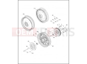 HARLEY-DAVIDSON SPRINGER SOFTAIL  - FXSTS REAR WHEEL