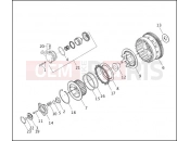 HARLEY-DAVIDSON VRSCA V-ROD  - VRSCA CLUTCH
