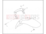 HARLEY-DAVIDSON VRSCA V-ROD  - VRSCA FRONT FENDER