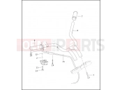 HARLEY-DAVIDSON VRSCA V-ROD  - VRSCA HANDLEBAR & THROTTLE CONTROL