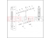 HARLEY-DAVIDSON DYNA SUPER GLIDE  - FXD SHOCK ABSORBERS - HYDRAULIC