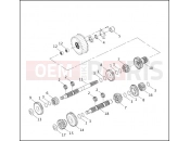 HARLEY-DAVIDSON DYNA SUPER GLIDE  - FXD TRANSMISSION GEARS