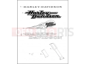 Harley-Davidson 2001 DYNA DYNA SUPER GLIDE SPORT  - FXDX FUEL TANK TRIM (DECALS)