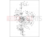 HARLEY-DAVIDSON DYNA DEFENDER  - FXDP CARBURETOR (1 OF 2)