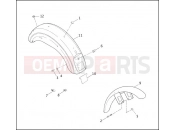 HARLEY-DAVIDSON DYNA DEFENDER  - FXDP FRONT & REAR FENDER