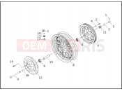 HARLEY-DAVIDSON DYNA DEFENDER  - FXDP REAR WHEEL