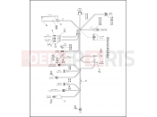 HARLEY-DAVIDSON ELECTRA GLIDE CLASSIC  - FLHTCI WIRING HARNESS, E.F.I. - FUEL INJECTED MODELS