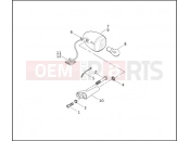 HARLEY-DAVIDSON CVO DYNA SUPER GLIDE  - FXR4 FRONT TURN SIGNALS
