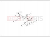 HARLEY-DAVIDSON CVO DYNA SUPER GLIDE  - FXR4 LICENSE PLATE BRACKET