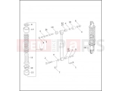 HARLEY-DAVIDSON DYNA LOW RIDER  - FXDL SHOCK ABSORBERS - HYDRAULIC