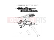 Harley-Davidson 2000 DYNA DYNA WIDE GLIDE  - FXDWG FUEL TANK TRIM (DECALS)