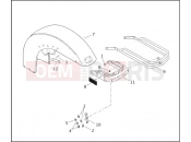 Harley-Davidson 2000 POLICE ELECTRA GLIDE STANDARD POLICE  - FLHTPI FRONT FENDER, BUMPER ASSEMBLY