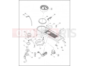 Harley-Davidson 1999 SIDECAR FLHTCUI SIDECAR  - SIDECAR FOR FLHTCUI FUEL TANK INSTRUMENTS - FLHR