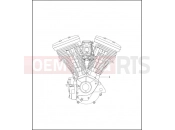 Harley-Davidson 1999 SOFTAIL HERITAGE SOFTAIL CLASSIC  - FLSTC ENGINE ASSEMBLY - COMPLETE