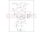 Harley-Davidson 1998 SIDECAR FLHTCU/I SIDECAR  - SIDECAR FOR FLHTCU/I WIRING HARNESS, MAIN (2 OF 2)