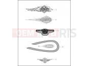 Harley-Davidson 1998 SOFTAIL SPRINGER SOFTAIL  - FXSTS FUEL TANK TRIM