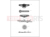 Harley-Davidson 1998 TOURING ROAD GLIDE  - FLTRI FUEL TANK TRIM