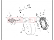 HARLEY-DAVIDSON SOFTAIL CUSTOM  - FXSTC ALTERNATOR & REGULATOR