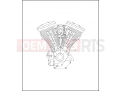 HARLEY-DAVIDSON SOFTAIL CUSTOM  - FXSTC ENGINE ASSEMBLY - COMPLETE