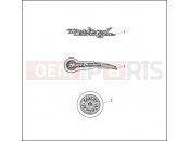 HARLEY-DAVIDSON ELECTRA GLIDE CLASSIC  - FLHTC FUEL TANK TRIM