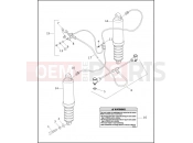 Harley-Davidson 1997 TOURING ULTRA CLASSIC  - FLHTCU REAR SHOCK ABSORBERS & AIR SUSPENSION SYSTEM