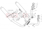 DUCATI 2000 Sporttouring ST2 EXHAUST SYSTEM » EXHAUST SYSTEM