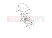 TRIUMPH Bonneville Bobber Seat Assembly