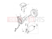 TRIUMPH Bonneville Bobber Alternator & Starter Motor