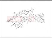 HARLEY-DAVIDSON FAT BOY  - FLSTF REAR FENDER SUPPORTS