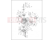 HARLEY-DAVIDSON SOFTAIL CUSTOM  - FXSTC CARBURETOR (1 OF 2)