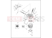 HARLEY-DAVIDSON SPRINGER SOFTAIL  - FXSTSB CYLINDERS, VALVES & HEADS - V2â¢ EVOLUTION