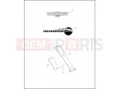 HARLEY-DAVIDSON DYNA SUPER GLIDE CONVERTIBLE  - FXDS CONV FUEL TANK TRIM