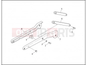 HARLEY-DAVIDSON DYNA SUPER GLIDE CONVERTIBLE  - FXDS CONV REAR FENDER SUPPORTS