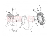 HARLEY-DAVIDSON SUPER GLIDE LOW RIDER  - FXLR ALTERNATOR & REGULATOR