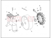 Harley-Davidson 1994 POLICE ELECTRA GLIDE STANDARD POLICE (WINDSHIELD)  - FLHTP ALTERNATOR & REGULATOR