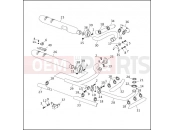 Harley-Davidson 1994 POLICE ELECTRA GLIDE STANDARD POLICE (WINDSHIELD)  - FLHTP EXHAUST SYSTEM - FLHTP