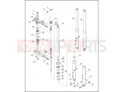 Harley-Davidson 1994 POLICE ELECTRA GLIDE STANDARD POLICE (WINDSHIELD)  - FLHTP FRONT FORK - FXRP