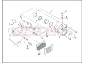 Harley-Davidson 1994 POLICE ELECTRA GLIDE STANDARD POLICE (WINDSHIELD)  - FLHTP REAR BRAKE CALIPER