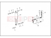 Harley-Davidson 1994 POLICE ELECTRA GLIDE STANDARD POLICE (WINDSHIELD)  - FLHTP SHOCK ABSORBERS - FLHTP