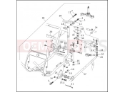 Harley-Davidson 1994 POLICE ELECTRA GLIDE STANDARD POLICE (WINDSHIELD)  - FLHTP SIDECAR CONNECTION KIT - TLE