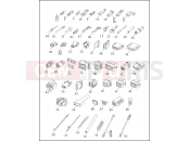 Harley-Davidson 1994 POLICE ELECTRA GLIDE STANDARD POLICE (WINDSHIELD)  - FLHTP WIRES & TERMINALS (3 OF 3)