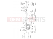Harley-Davidson 1993 TOURING ELECTRA GLIDE SPORT  - FLHS WIRING HARNESS, INTERCONNECT - 1994 FLT