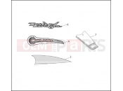 HARLEY-DAVIDSON ELECTRA GLIDE CLASSIC  - FLHTC FUEL TANK TRIM