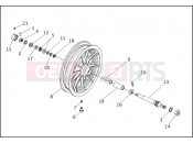 HARLEY-DAVIDSON LOW RIDER  - FXRS SIDECAR WHEEL
