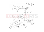 Harley-Davidson 1992 SIDECAR FLTC/FLHTC SIDECAR  - SIDECAR FOR FLTC/FLHTC SIDECAR FENDER - TLE & RLE
